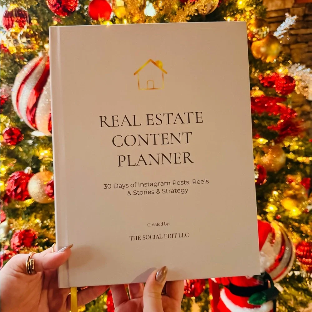 Real Estate Content Planner - White